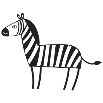 Zebra 001 Wallsticker