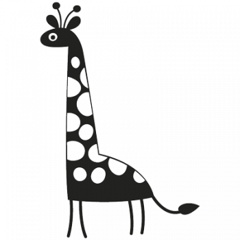 Giraf 001 Wallsticker