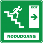 Nødudgang Trappe Højre 001