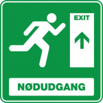 Nødudgang Op 001