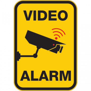 Video-Alarm 001 - Sticker