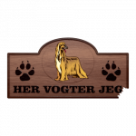 Her Vogter Jeg - Sticker - Afghansk Mynde