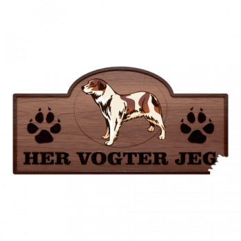 Her Vogter Jeg - Sticker - Aidi Her Vogter Jeg - Sticker - Aidi