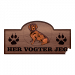 Her Vogter Jeg - Sticker - Alpine Dachsbrake