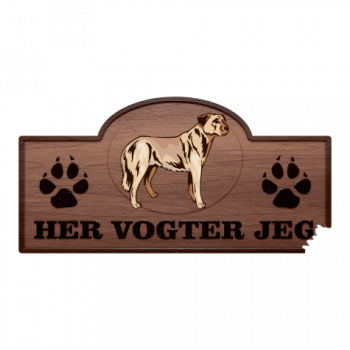 Her Vogter Jeg - Sticker -  Anatolsk hyrdehund