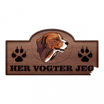 Her Vogter Jeg - Sticker - Westphalian Dachsbracke