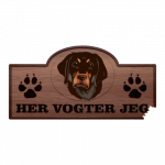 Her Vogter Jeg - Sticker - Ungarsk Støver