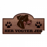 Her Vogter Jeg - Sticker - Tysk Jagtterrier