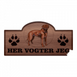 Her Vogter Jeg - Sticker - Tosa