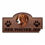 Her Vogter Jeg - Sticker - Tornjak