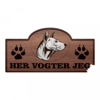 Her Vogter Jeg - Sticker - Thai Ridgeback Her Vogter Jeg - Sticker - Thai Ridgeback