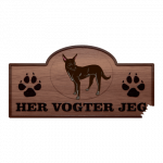 Her Vogter Jeg - Sticker - Taiwanhund