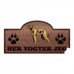 Her Vogter Jeg - Sticker - Taigan