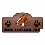 Her Vogter Jeg - Sticker - Anglo Français De Petite Vénerie