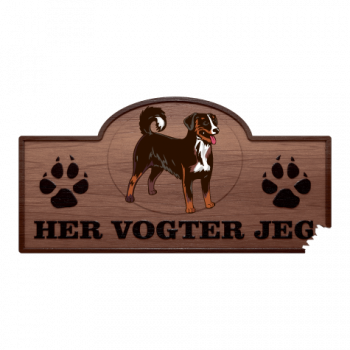 Her Vogter Jeg - Sticker - Appenzeller Sennenhund