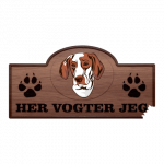 Her Vogter Jeg - Sticker - Ariege Pointer