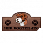 Her Vogter Jeg - Sticker - Sporting Lucas Terrier