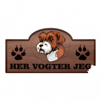 Her Vogter Jeg - Sticker - Sporting Lucas Terrier