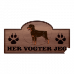 Her Vogter Jeg - Sticker - Smålandsstøver