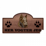 Her Vogter Jeg - Sticker - Skotsk Terrier