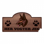 Her Vogter Jeg - Sticker - Schæfer