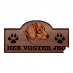 Her Vogter Jeg - Sticker - Schillerstøver