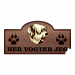 Her Vogter Jeg - Sticker - Sapsali