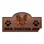 Her Vogter Jeg - Sticker - Russisk Toy