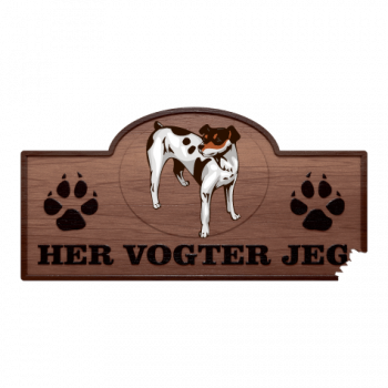 Her Vogter Jeg - Sticker - Rat Terrier