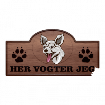 Her Vogter Jeg - Sticker - Pumi