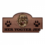 Her Vogter Jeg - Sticker - Puli