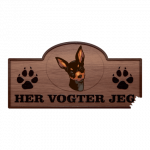 Her Vogter Jeg - Sticker - Prazsky Krysarik