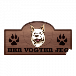 Her Vogter Jeg - Sticker - Poongsan