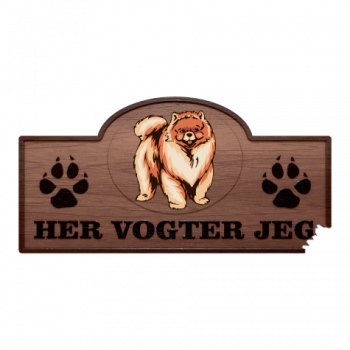 Her Vogter Jeg - Sticker - Pomeranian