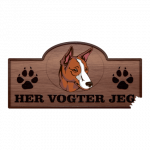 Her Vogter Jeg - Sticker - Podengo Português