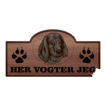 Her Vogter Jeg - Sticker - Picard Spaniel Her Vogter Jeg - Sticker - Picard Spaniel