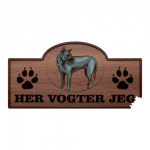 Her Vogter Jeg - Sticker - Phu Quoc Ridgeback