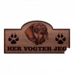 Her Vogter Jeg - Sticker - Pachon Navarro