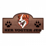 Her Vogter Jeg - Sticker - Old Time Farm Shepher