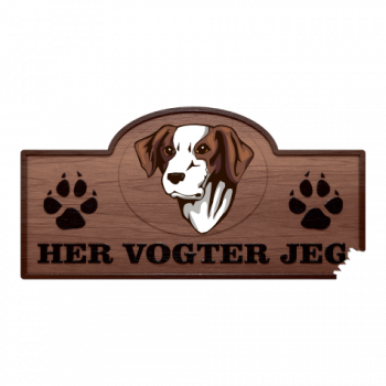 Her Vogter Jeg - Sticker - Old Croatian Sighthound