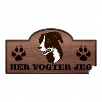 Her Vogter Jeg - Sticker - McNab Her Vogter Jeg - Sticker - McNab