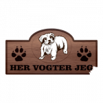 Her Vogter Jeg - Sticker - Malteser