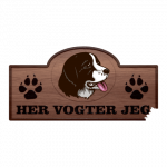 Her Vogter Jeg - Sticker - Landseer