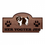 Her Vogter Jeg - Sticker - Kyi Leo