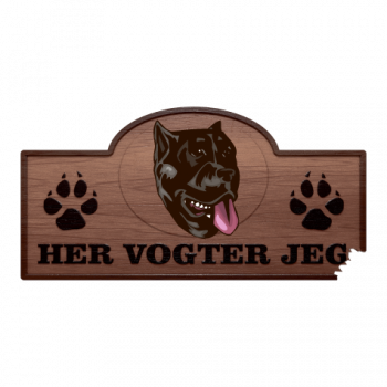 Her Vogter Jeg - Sticker - Kanni Her Vogter Jeg - Sticker - Kanni