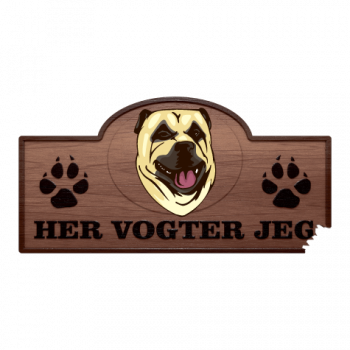 Her Vogter Jeg - Sticker - Kangal