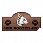 Her Vogter Jeg - Sticker - Indisk Spids