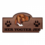 Her Vogter Jeg - Sticker - Harrier