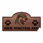 Her Vogter Jeg - Sticker - Græsk Støver