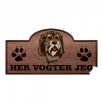 Her Vogter Jeg - Sticker - Griffon Nivernais